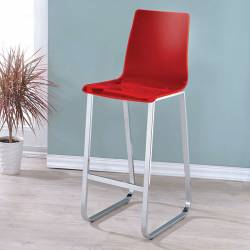 XENA BAR CHAIR RED CM3990RD-BC